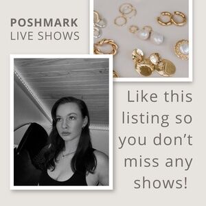 LIVE SHOWS - Like this listing to be notified when I go Live!